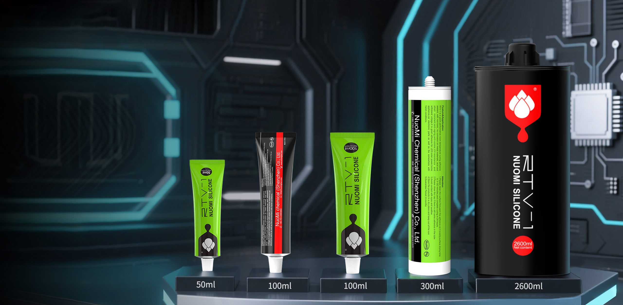 RTV -silikoni -liimavalmistaja